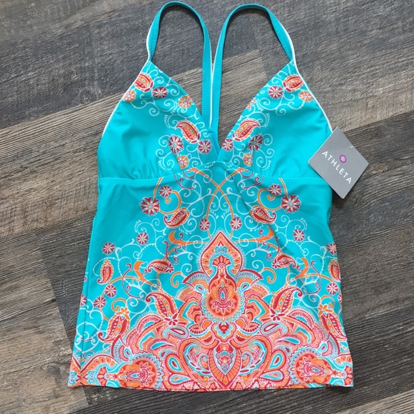 Athleta Other - Athleta Tankini Racerback Top Size Small